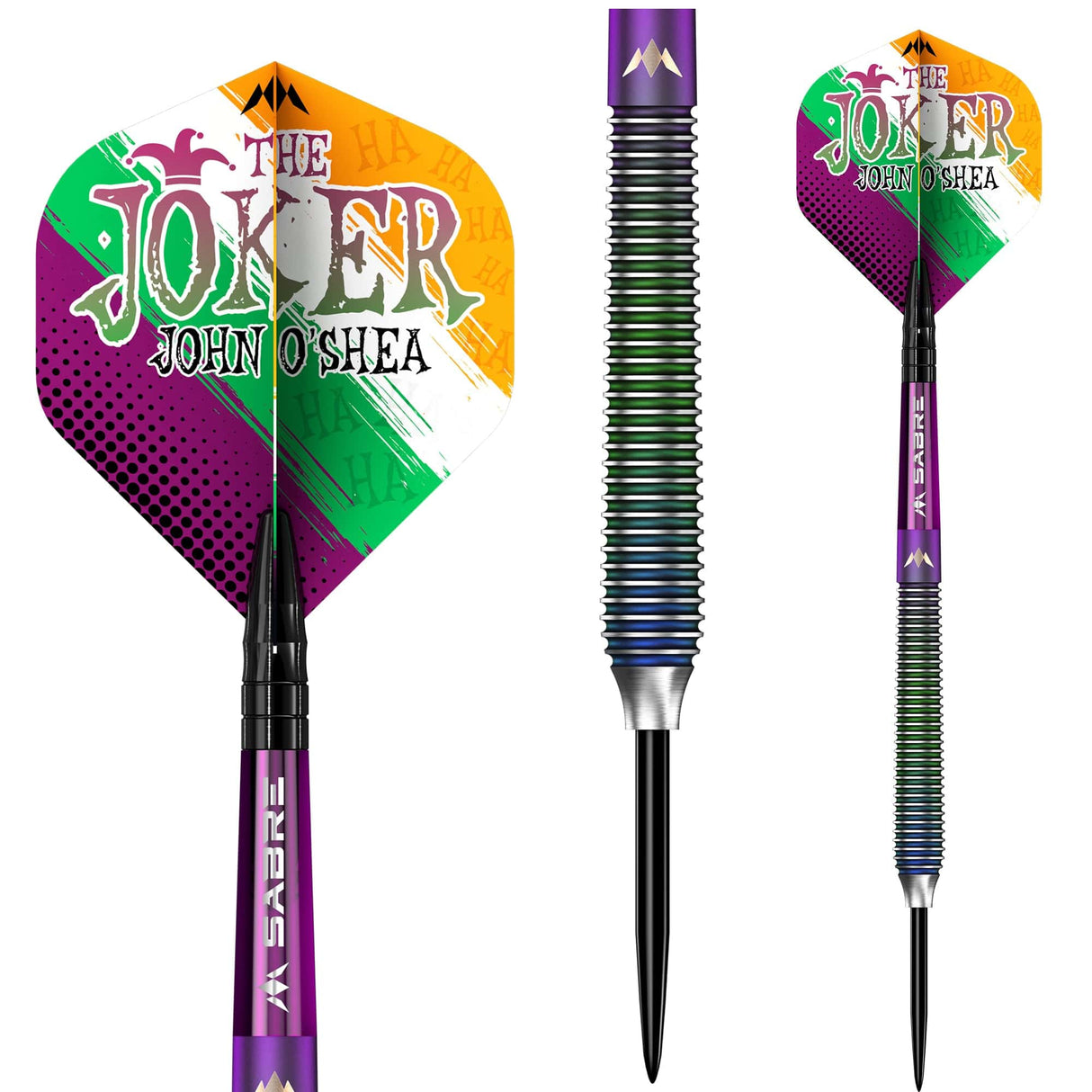 Mission John O Shea Darts - Steel Tip - The Joker - Coral