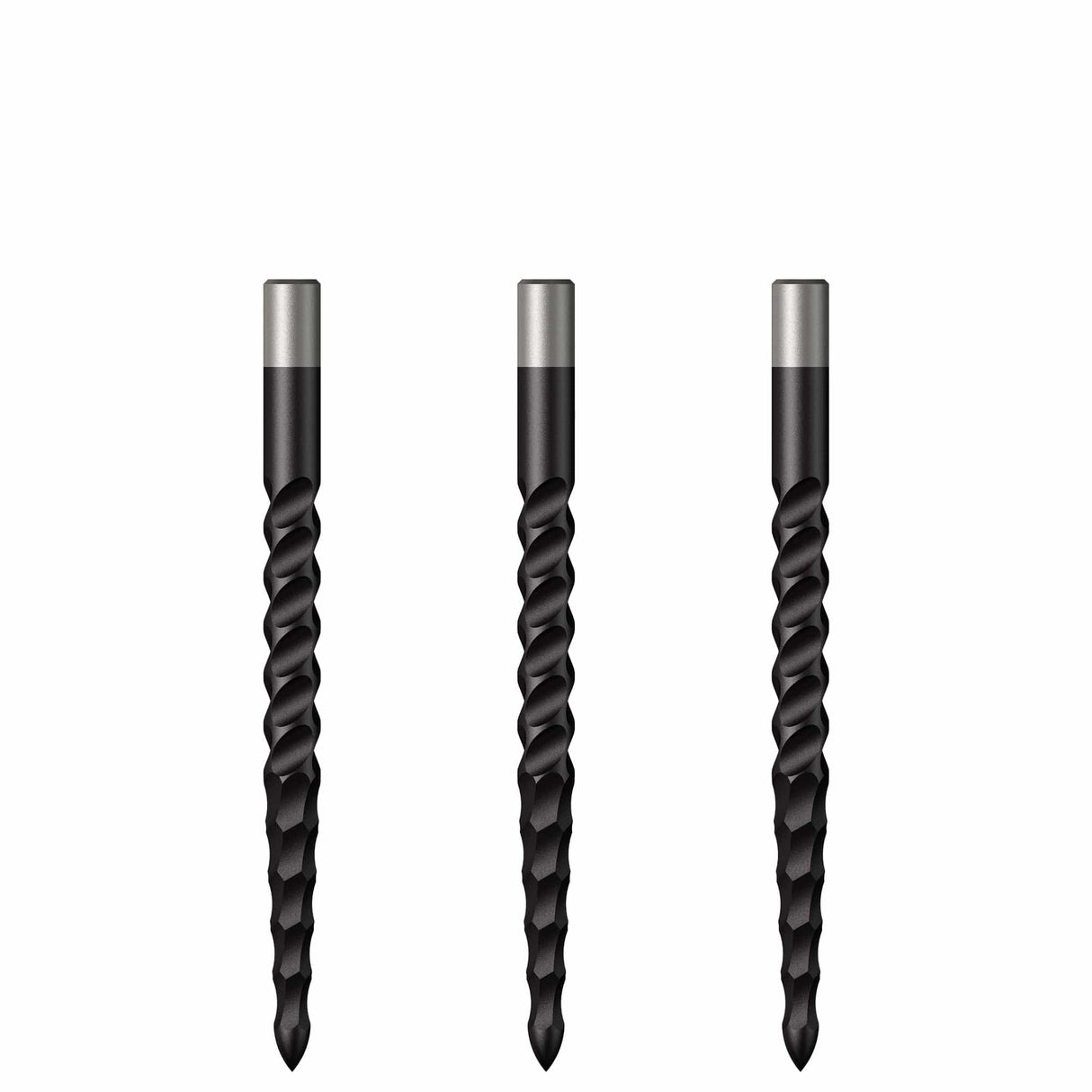 Mission Lunar CS Dart Points - Spare Points - Rough Cut - Black