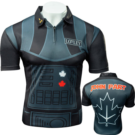 *Loxley John Part Dart Shirt - Darth Maple - Black 2XL