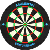 Mission Samurai Infinity Dart Base Station - Mini Sisal Dartboard Dart Holder