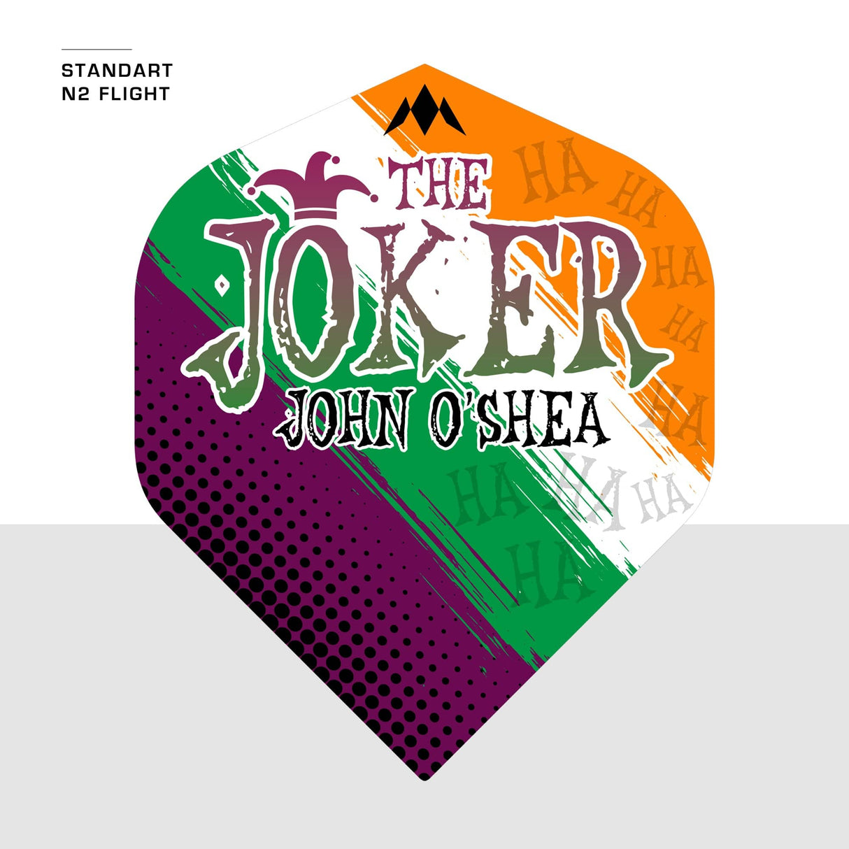 Mission Solo Dart Flights - 100 Micron - No2 - Std - John O Shea - The Joker