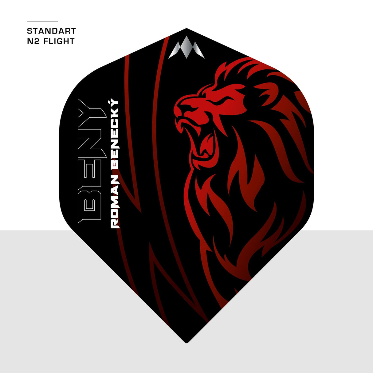 Mission Solo Dart Flights - 100 Micron - No2 - Std - Roman Benecky