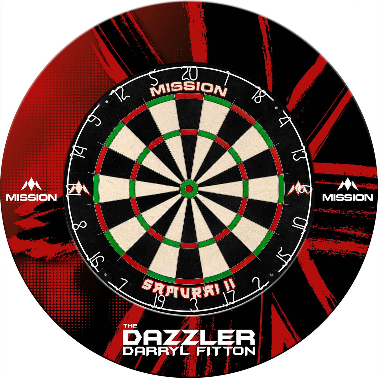 Mission Player Dartboard Surround - Darryl Fitton