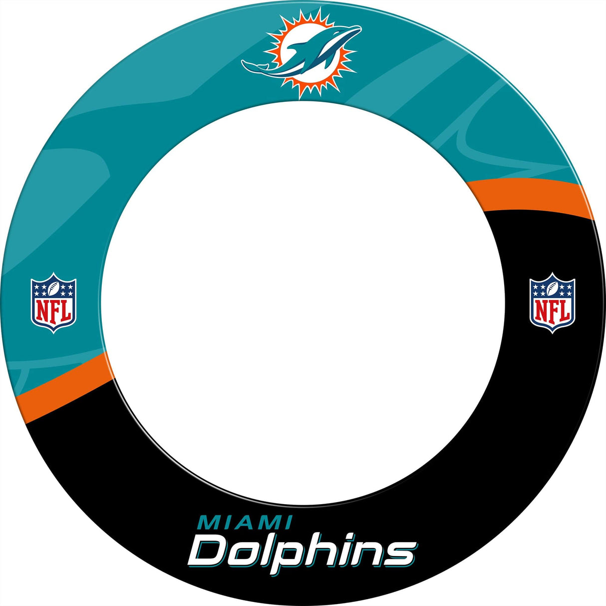 NFL - Dartboard Surround - Official Licensed - Miami Dolphins