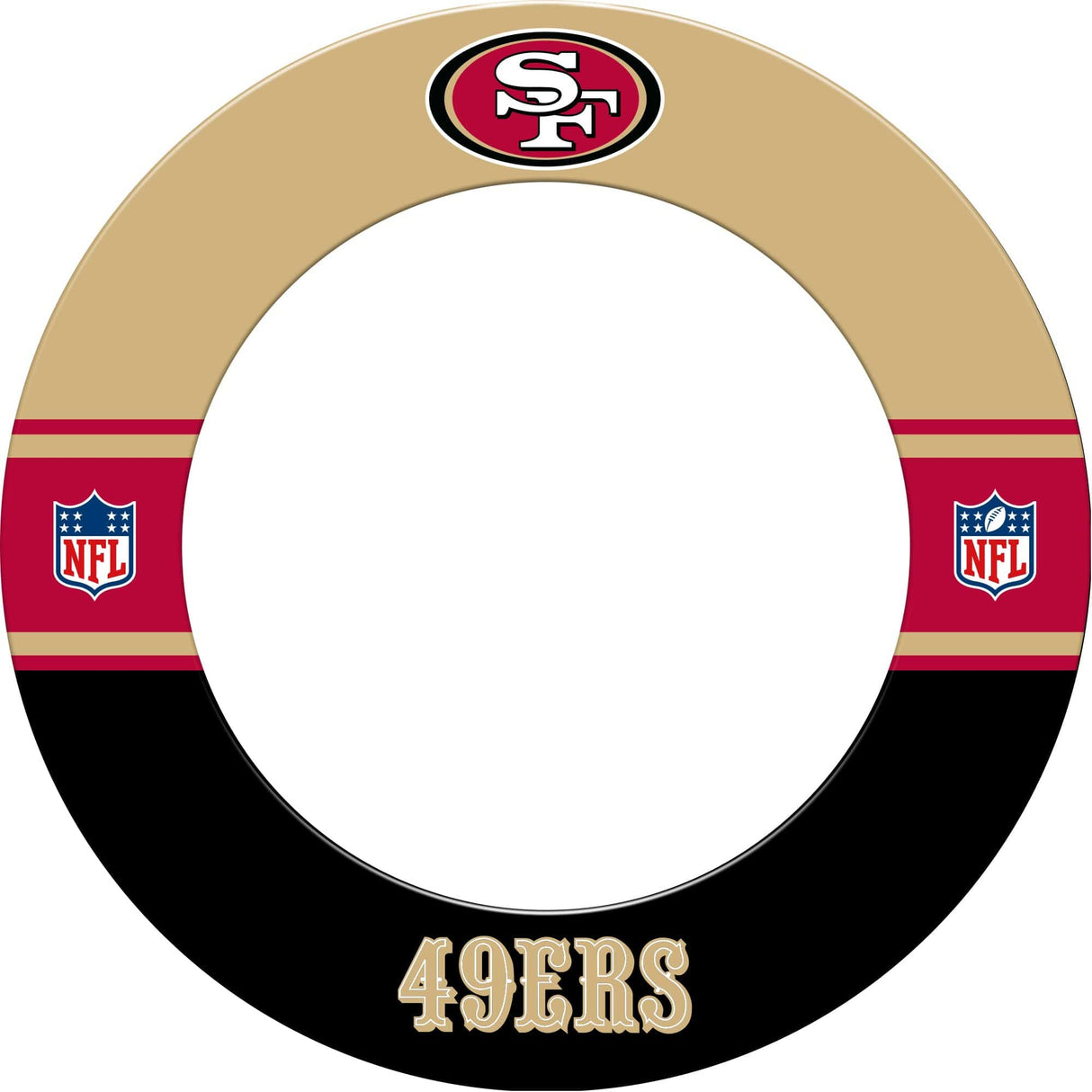 NFL - Dartboard Surround - Official Licensed - San Francisco 49ers