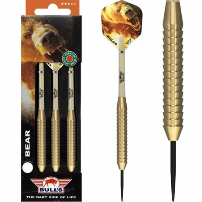 Bulls Bear Darts - Steel Tip Brass - Razor Grip - 23g 23g