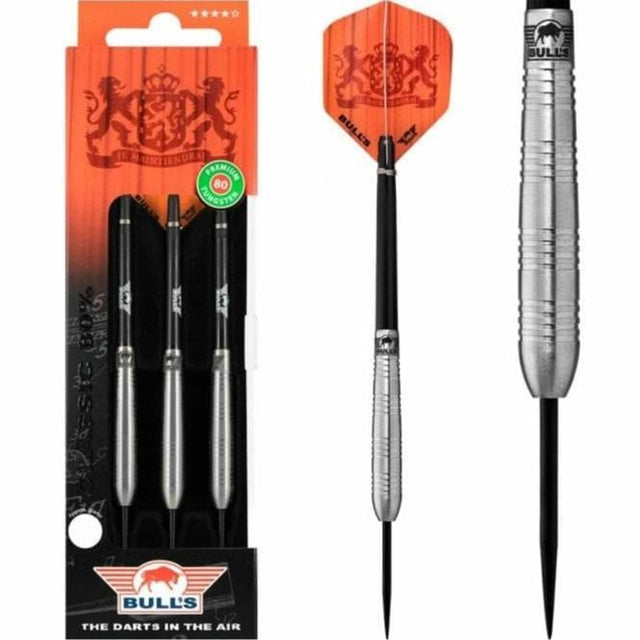 Bulls Classic 80 Darts - Steel Tip - Ringed - 27g PERS