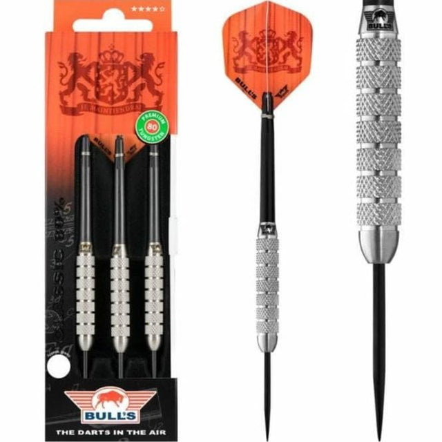 Bulls Classic 80 Darts - Steel Tip - Knurled - 30g 30g