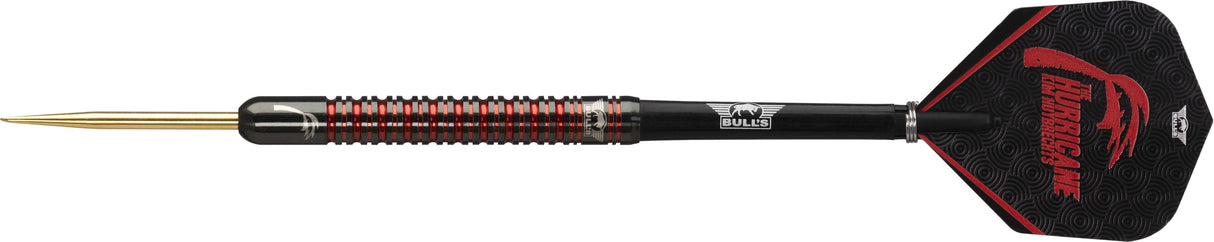 Bulls Kim Huybrechts Darts - Steel Tip - Black - The Hurricane