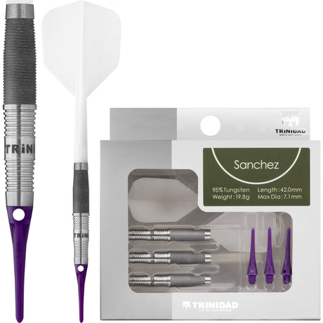 Trinidad Pro - Soft Tip Tungsten Darts - Sanchez 21g