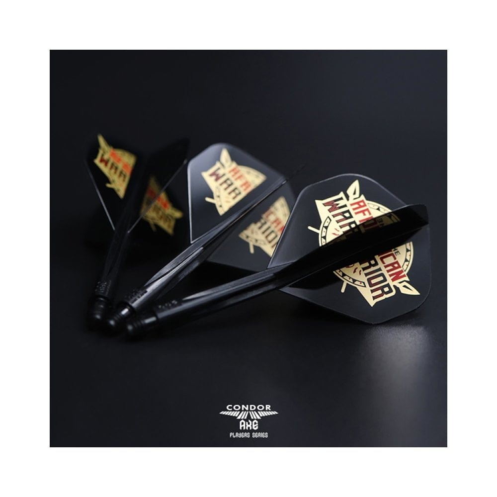 Condor AXE Player Dart Flights - Standard - African Warrior - Inspiration 2 - Black