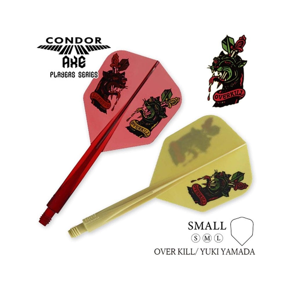 Condor AXE Dart Flights - Yuki Yamada - Small - Overkill - Sand