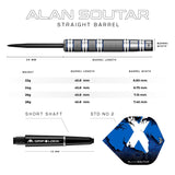 Mission Alan Soutar Darts - Steel Tip - Soots - Blue & White