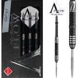 Dynasty Darts - Black Line - Steel Tip - Randy Van Deursen - Big Dog 2 - Black & Silver - 23g 23g