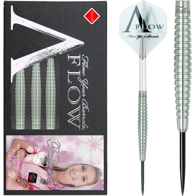 Dynasty Darts - Black Line - Steel Tip - Fallon Sherrock - Natural - 23g 23g