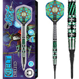 Shot Celt Druid Darts - Soft Tip - Black & Green 18g