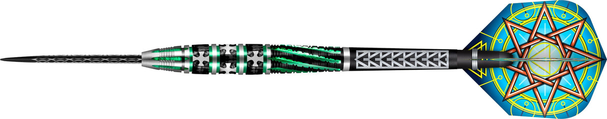 Shot Celt Druid Darts - Steel Tip - Black & Green