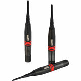 One80 Raise B Darts - Soft Tip - Black - Red Rings 17g