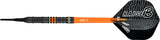 One80 Raise B Darts - Soft Tip - Black - Orange Rings 17g