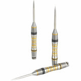 One80 Ascent Darts - Steel Tip - S04 - Black & Gold