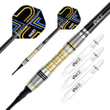 One80 Ascent Darts - Soft Tip - S04 - Black & Gold