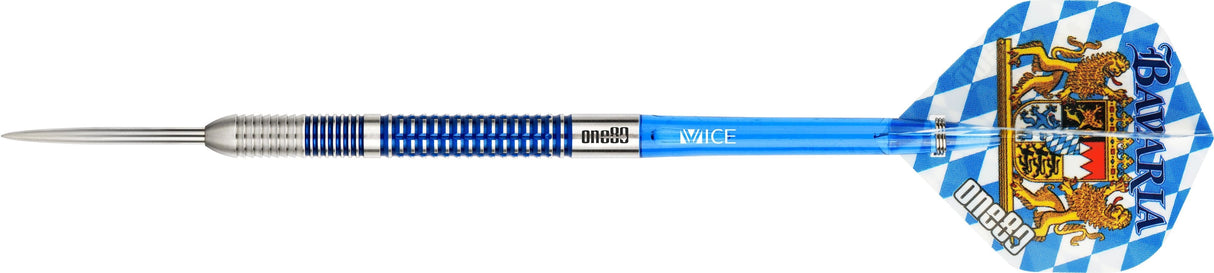 One80 Bavaria Ultra Long Darts - Steel Tip - S02 - Blue