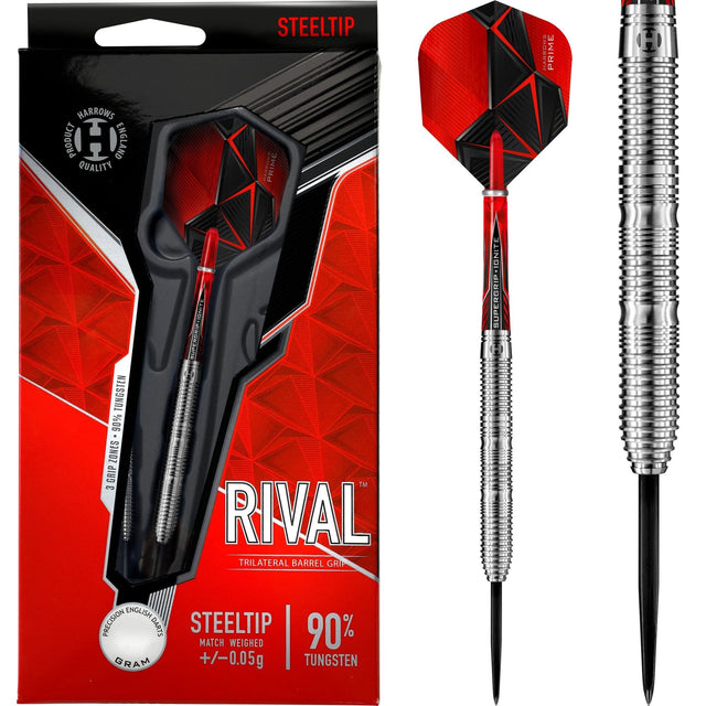 Harrows Rival Darts - Steel Tip - Natural 21g