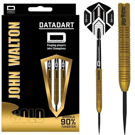 Datadart John Walton Darts - Steel Tip - John Boy Walton - Gold - 24g 24g