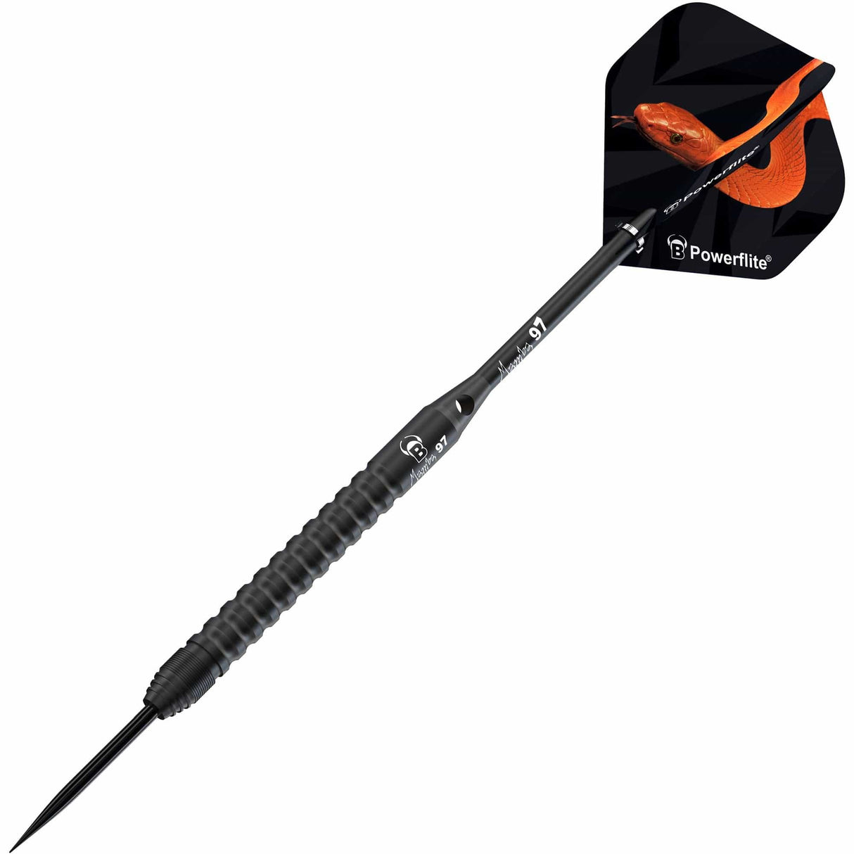 BULL'S Mamba 97 Darts - Steel Tip - M3 - Black Titanium