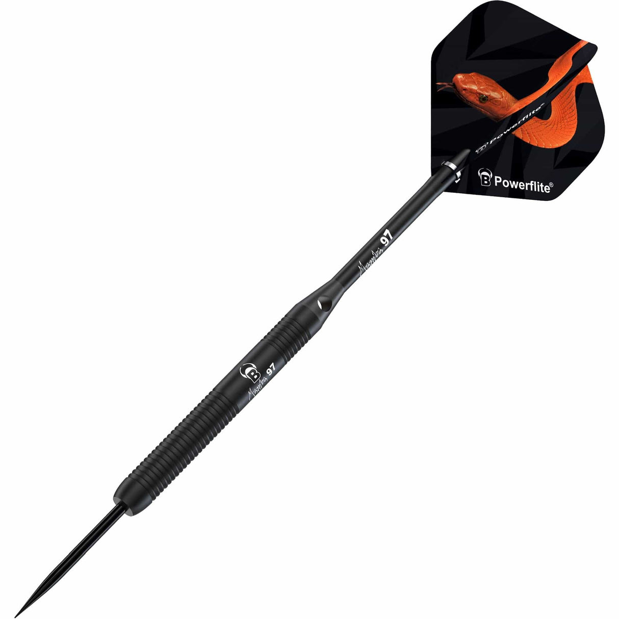 BULL'S Mamba 97 Darts - Steel Tip - M1 - Black Titanium