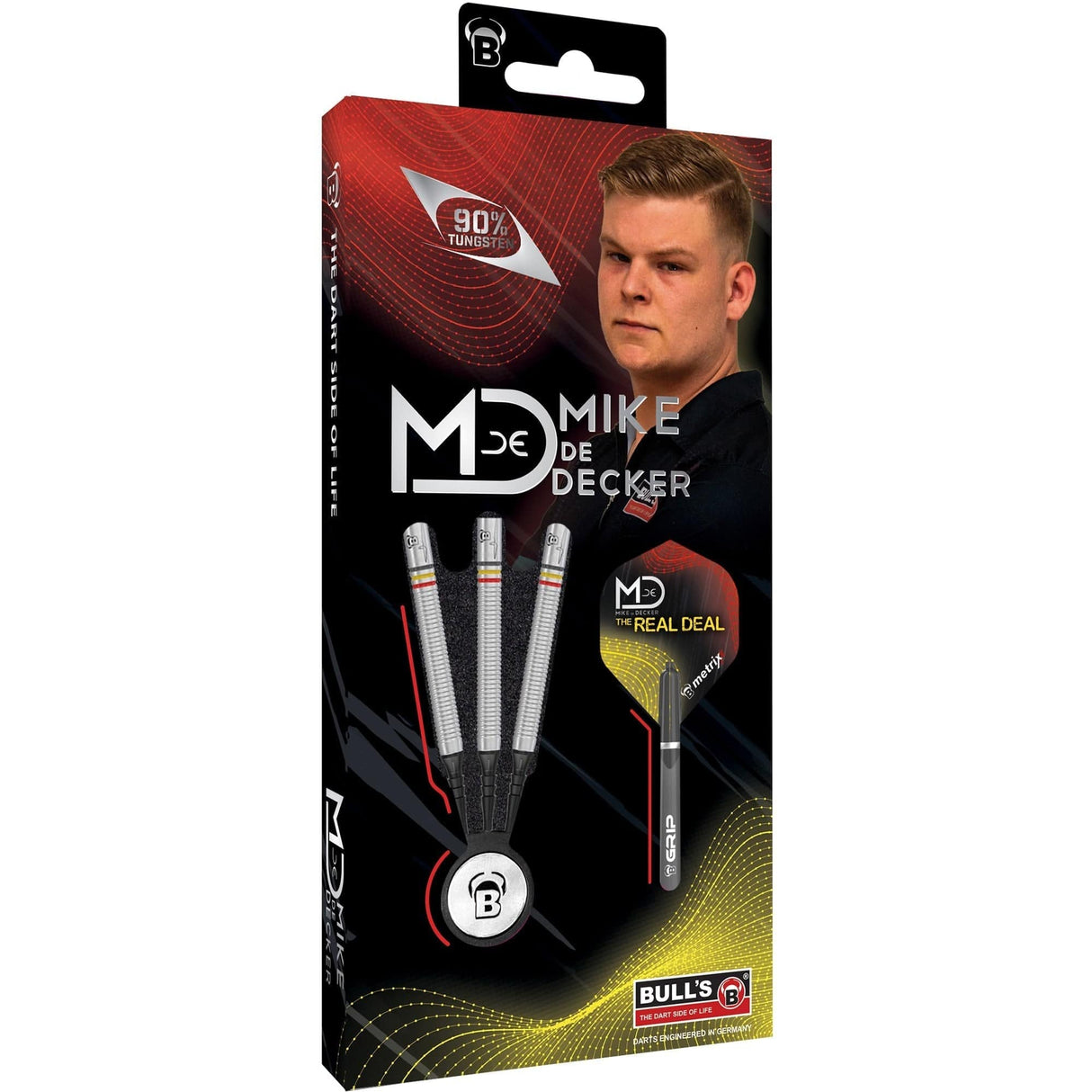 BULL'S Mike De Decker Darts - Soft Tip - The Real Deal 18g