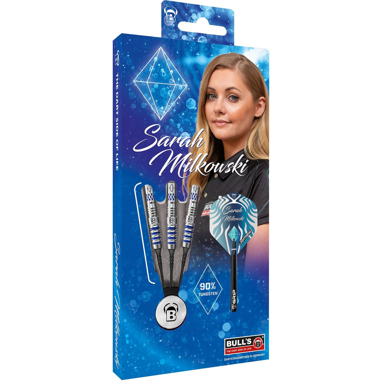 BULL'S Sarah Milkowski Darts - Soft Tip - Sapphire 20g