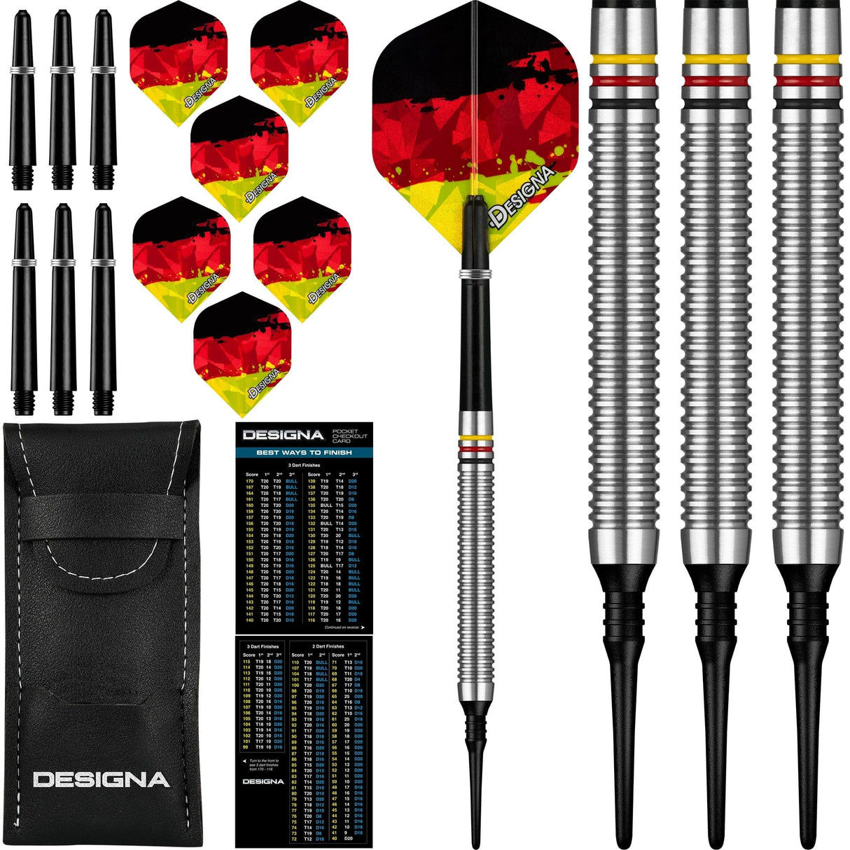 Designa Patriot-X Darts - Soft Tip - Germany 20g