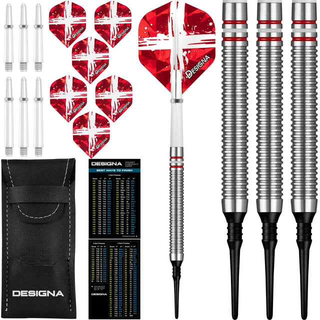 Designa Patriot-X Darts - Soft Tip - Denmark 20g