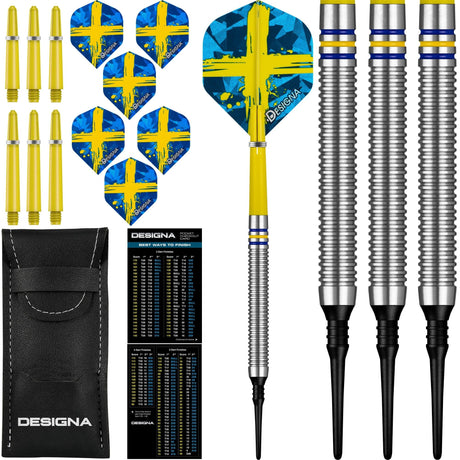 Designa Patriot-X Darts - Soft Tip - Sweden 20g