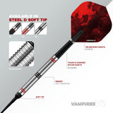 Designa Vampires V2 Darts - Soft Tip - M4 20g