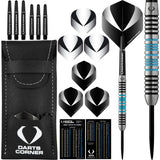 Darts Corner Marine Darts - Steel Tip - M2 - Aqua Black 21g