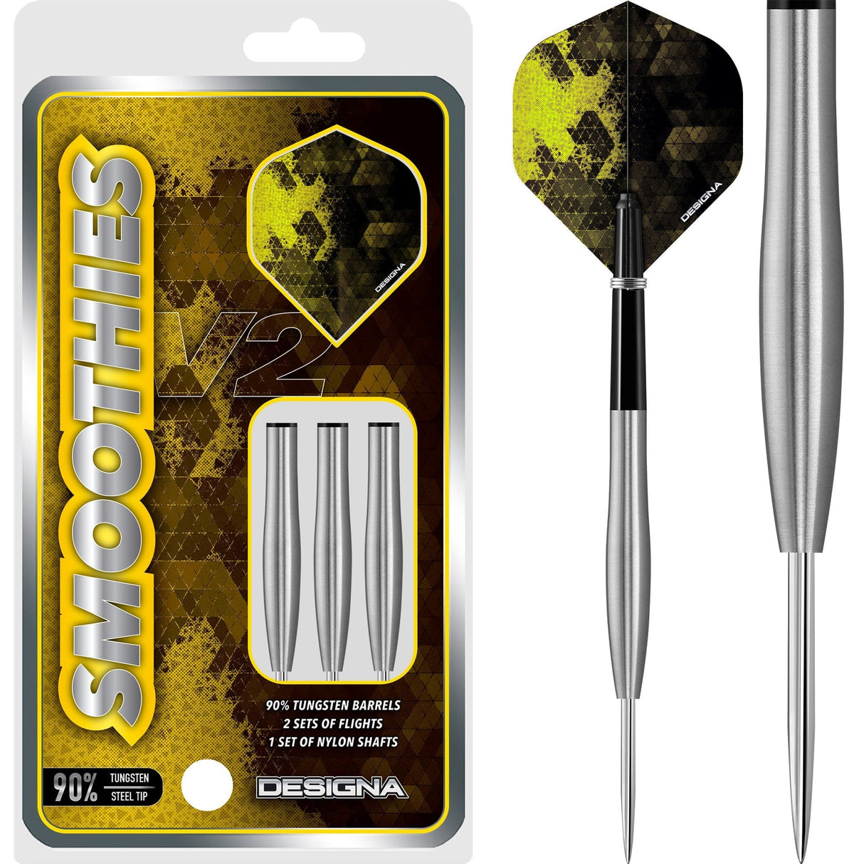 Designa Smoothies V2 Darts - Steel Tip - M3 23g