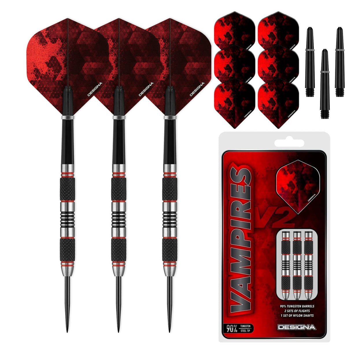 Designa Vampires V2 Darts - Steel Tip - M1