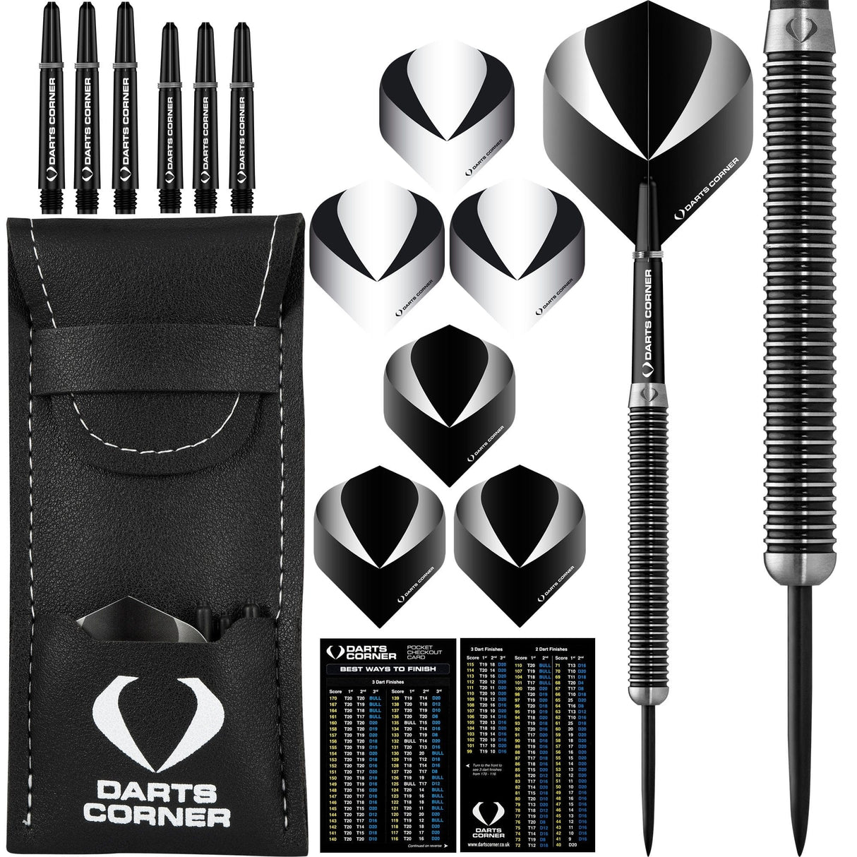 Darts Corner Warfare Darts - Steel Tip - M1 - Black Ring 20g