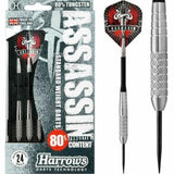 Harrows Assassin Darts - Steel Tip - Std - Knurled - 24g 24gPERS