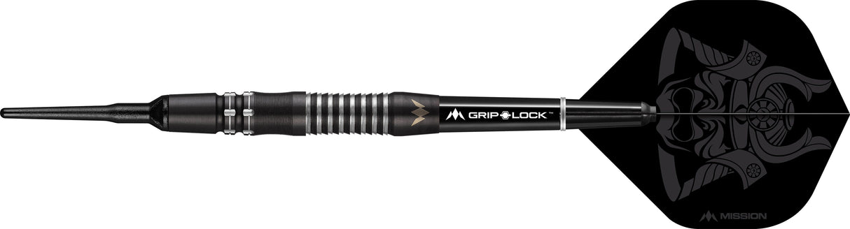 Mission Kuro Darts - Soft Tip - Black - M2 - Razor Scallop