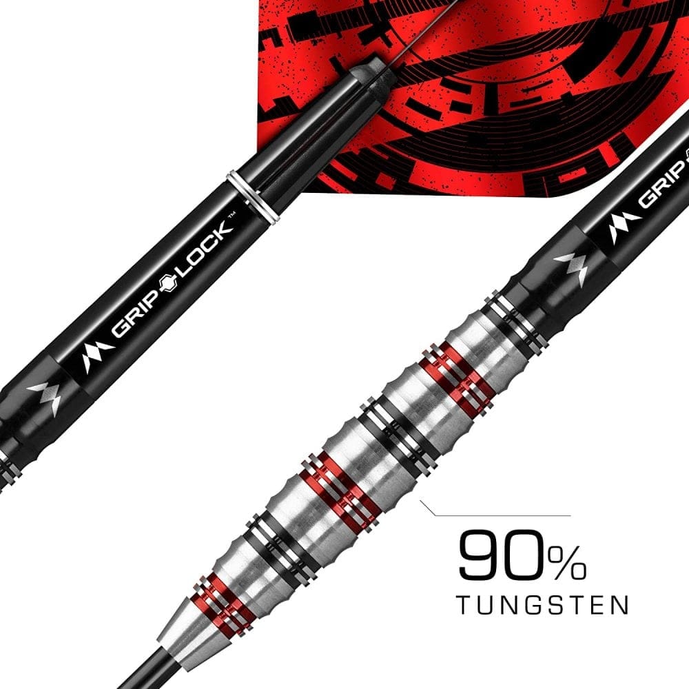 Mission Paradox Darts - Soft Tip - Straight - M1 - Electro Black & Red 21g