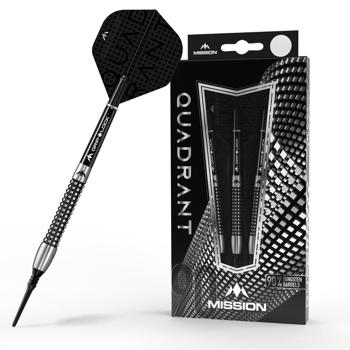 *Mission Quadrant Darts - Soft Tip - M3 - Quad Grip