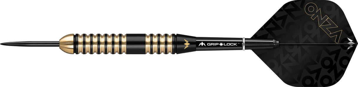 Mission Onza Darts - Steel Tip Brass - M4 - Black & Gold 24g