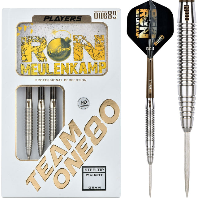 One80 Ron Meulenkamp Darts - Steel Tip - Natural 22g