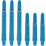 Harrows Dimplex Shafts - Dart Stems - with Rings - Aqua Blue