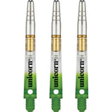 Unicorn Gripper 360 Two Tone Dart Shafts - Gradient Green Medium