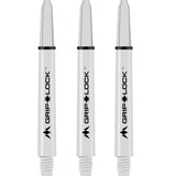 Mission GripLock Shafts - Dart Stems - White Medium