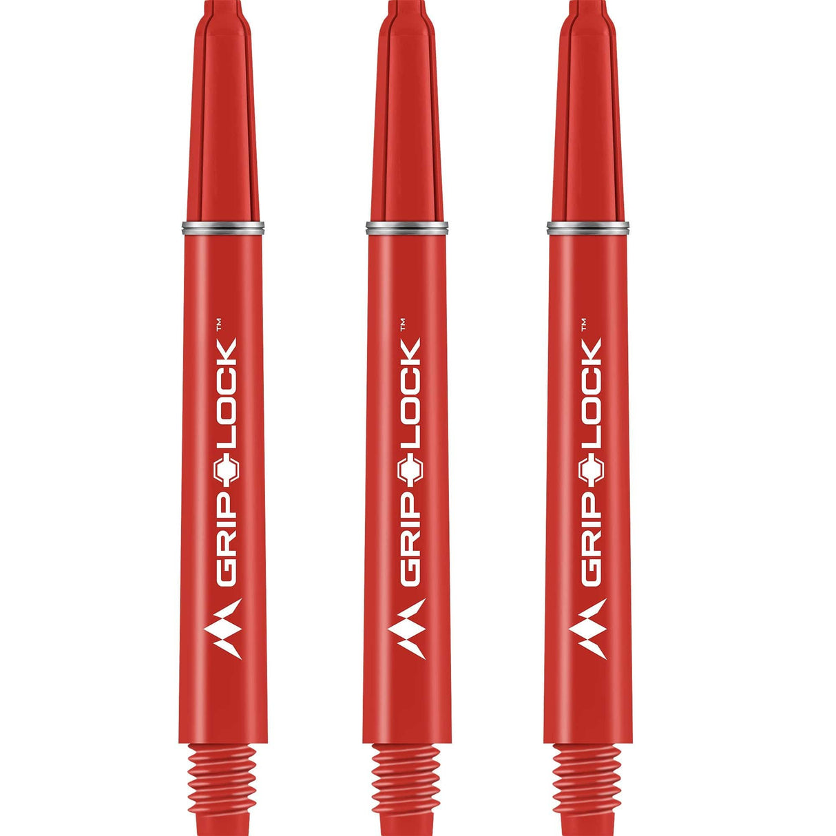 Mission GripLock Shafts - Dart Stems - Red Medium